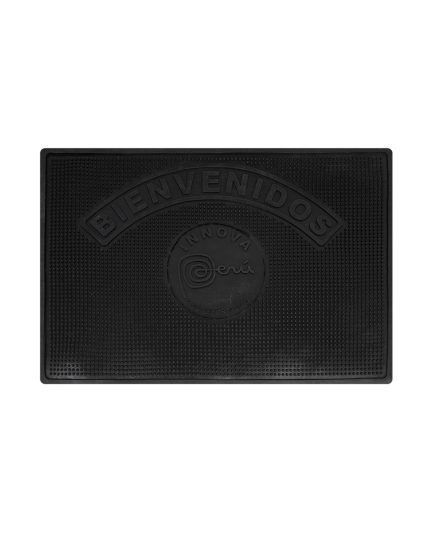 Piso Jebe Negro Grande 70x46 cm.